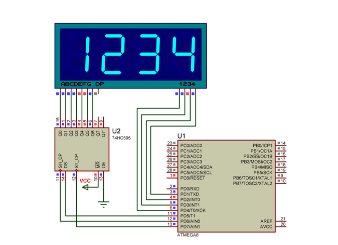 Вольтметр на Arduino с семисегментным индикатором